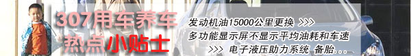 东风标致３０７使用手册：**后的方方面面注意事项