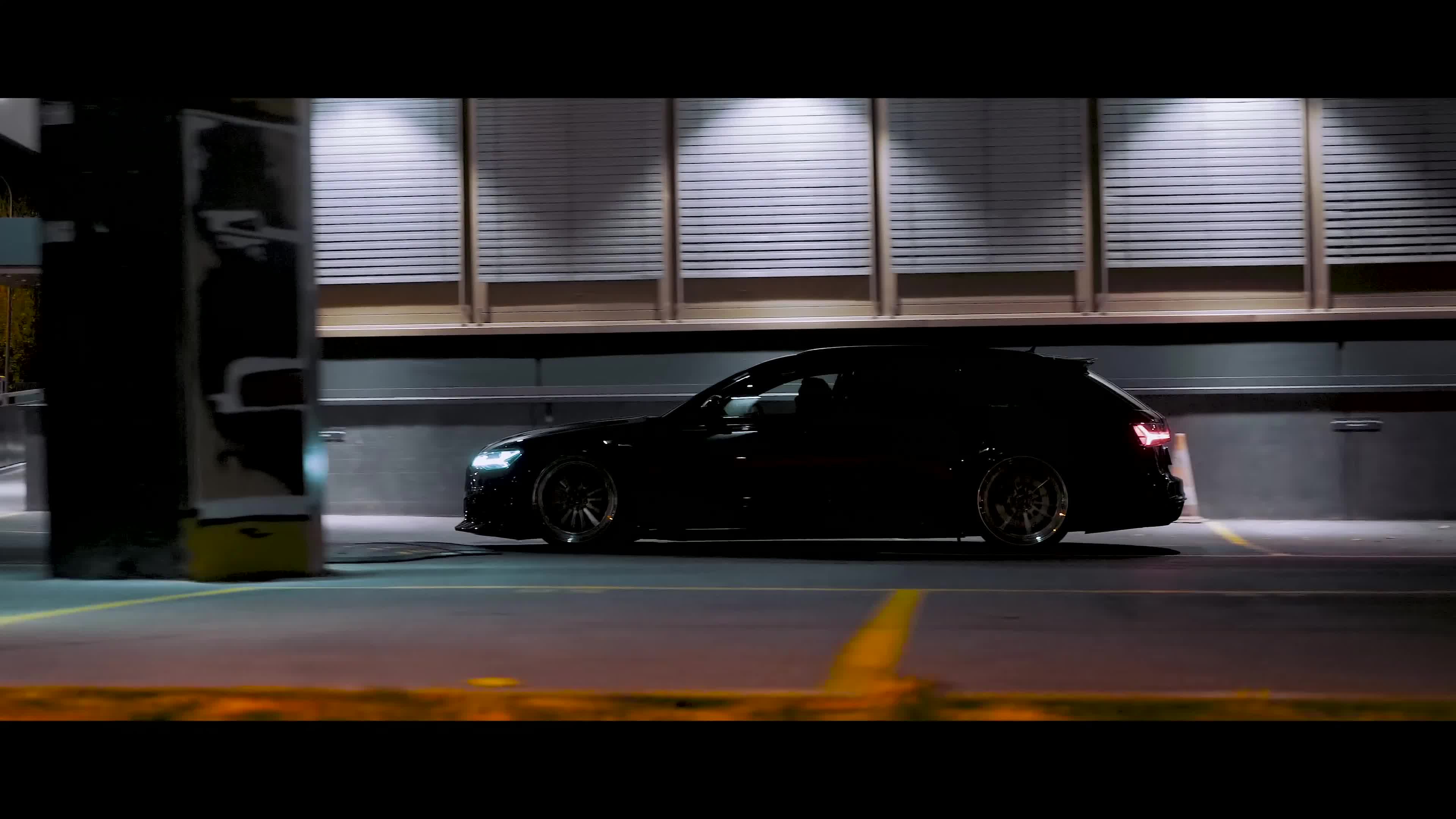 【4K   在黑夜中穿梭 奥迪RS6 x 宝马M6】Through The Late Night   Audi RS6 X BMW M6_超清 4K