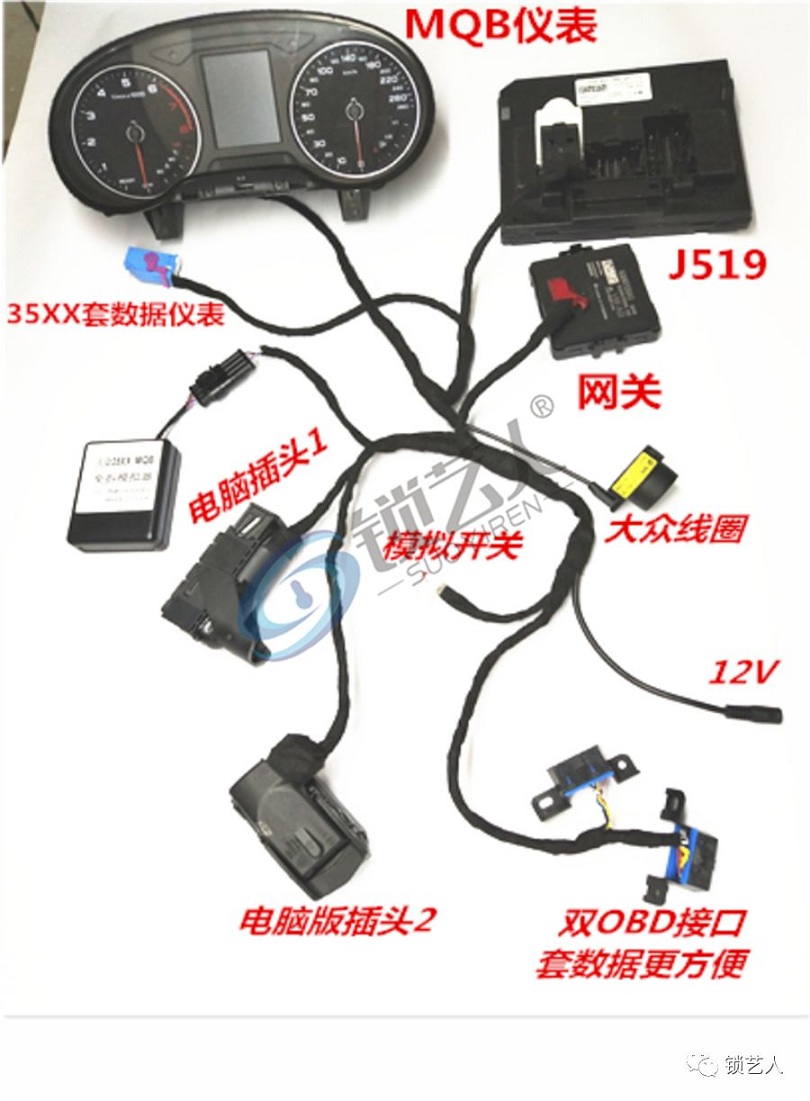【实用资料】大众奥迪MQB系统江森仪表配合模拟器做钥匙增加