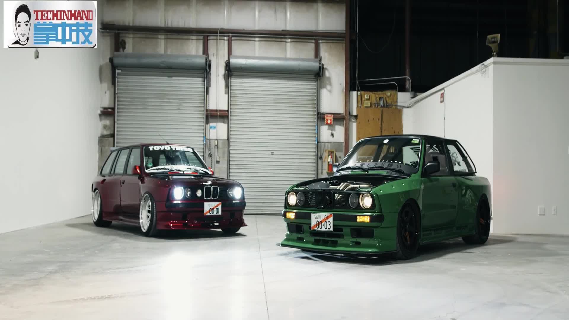 【4K】街头霸王，还是以前的宝马够潮味！丨BMW E30 COUPE_超清 4K）