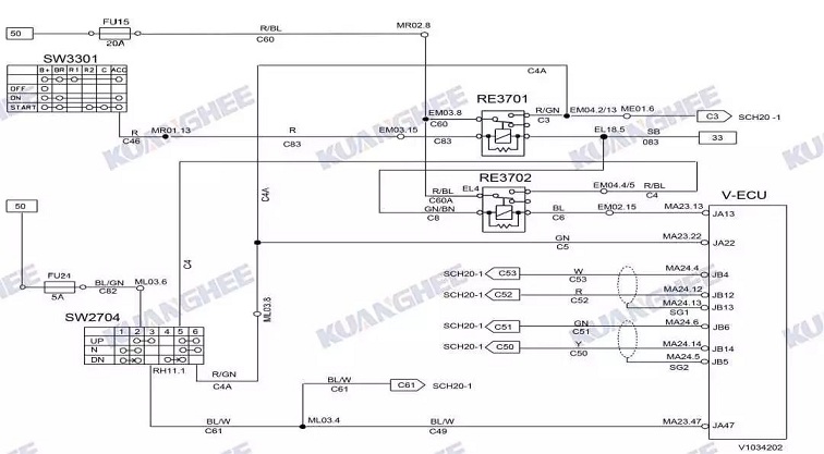 【故障案例】沃尔沃挖机ECU故障导致发动机无法启动
